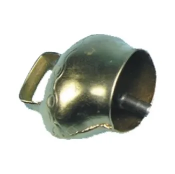 Zvonec pro ovce plechový mosazný 60 mm