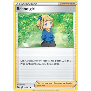 Karetní hra Schoolgirl 239/264 - Fusion Strike Typ karty: Non-Holo