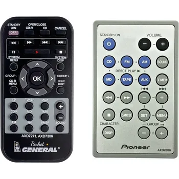 Dálkový ovladač PIONEER AXD7306 - dálkový ovladač duplikát