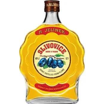 Pálenka R. Jelínek Rudolf Jelínek Slivovice Zlatá budík 0,7l