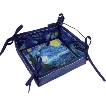 Krabice na pečivo Carmani® Carmani - Košík na pečivo V. van Gogh, Starry night - 33,5*33,5 cm