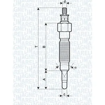 Autoelektrika Žhavící svíčka MAGNETI MARELLI 062900064304