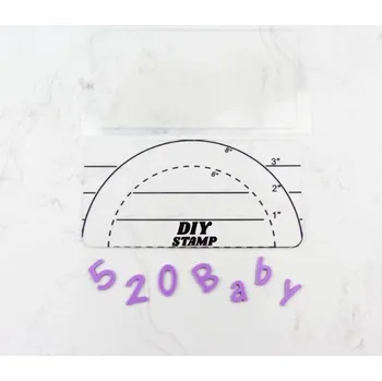 Podložka na abecedu kulatá 20x10cm - Cakesicq