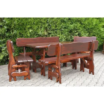 Zahradní sestava Masivní zahradní nábytek „skládací“1,60m
