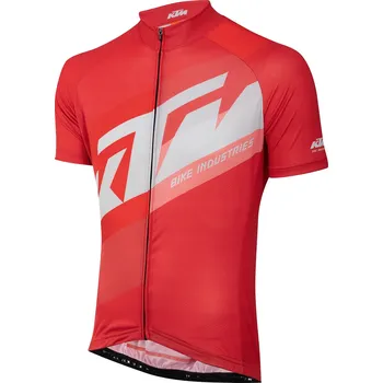 cyklistický dres Cyklistický dres KTM Factory Line 2022 red/silver/grau XXXXL