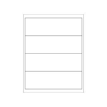 Speciální papír Samolepicí etikety R0100.5473.A, 190 x 58 mm, 5 etiket, A4, 100 listů