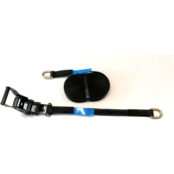 Upínací popruh černý upínací pás - kurta 1500kg 25S-2-B-DR-TRI - black, délka kompletu 2 m