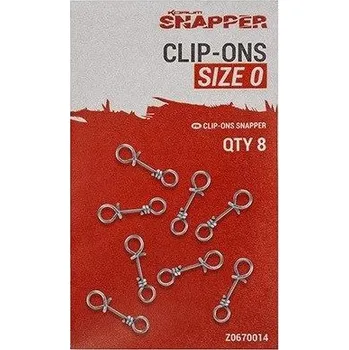 Rychlospojka Korum Snapper Clip-Ons #1 25kg/55lb 8ks