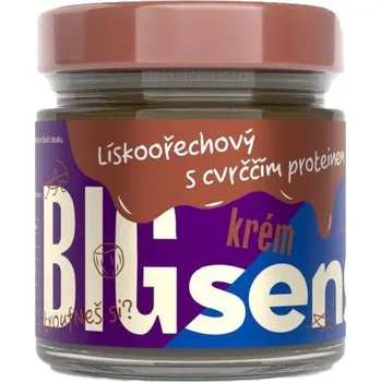 SENS BIGsens Lískooříškový krém s čokoládou a cvrččím proteinem 250g