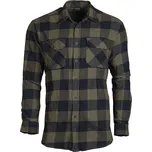 MILTEC Košile flanelová dlouhý rukáv černo/zelená Mil-Tec® Velikost: 3XL
