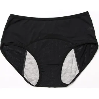 Kalhotky Dámské menstruační kalhotky vel. L-5XL Barva: Černá, Velikost: 5XL