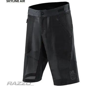 Pánské kraťasy Větrací kraťasy na kolo TroyLeeDesigns Skyline AIR Short Shell Solid Black 30