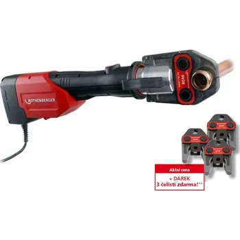Dílenský lis Lisovací kleště Romax 3000 AC basic SET 230V + 3 čelisti Rothenberger S1000001001 (Rothenberger S1000001001 Set Basic - Elektrohydraulický přístroj se síťovým provozem lisovaní tvarovek + čelisti zdarma)