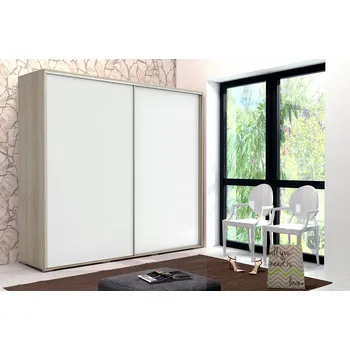 Šatní skříň Skřín šatní vysoká A15 245 sonoma/bílá