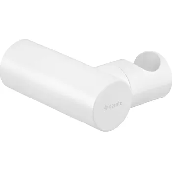 Tyč na sprchový závěs Deante Deante, kulatý bodový držák ruční sprchové hlavice z mosazi, bílá, ANR_A21U
