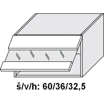 Kuchyňská skříňka Horní skříňka MALMO ADUB HALIFAX 60 cm