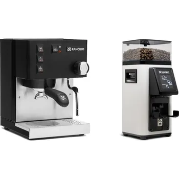 Kávovar Rancilio Silvia E, black + Rancilio STILE, white