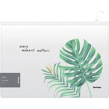 Obálka Spisová obálka se zipem A4 Berlingo, Eco