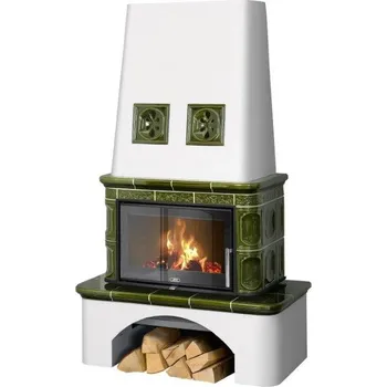 Krbová kamna ABX Abx Laponie Exklusive - zelená