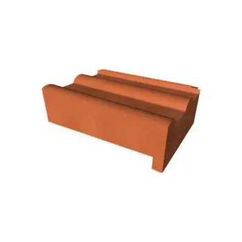 betonová krytina KMB Beta briliant cihlová taška pultová okrajová pravá