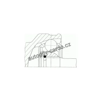 Poloosa kola Sada kloubů, hnací hřídel LÖBRO 301945 - HONDA