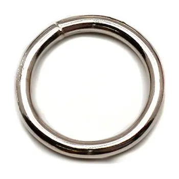 Kovový kroužek stříbrný, průměr 16mm