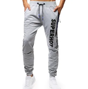 Pánské tepláky SUPERHOT šedé Dstreet UX3521 XL