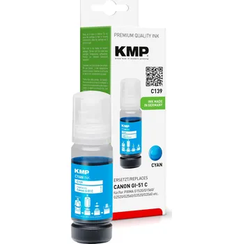 Počítač KMP C139 - Canon GI-51C - azurová inkoustová náplň KMP