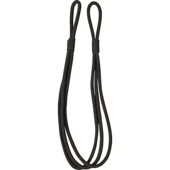 Dekorační ozdobná šňůra na záclony a závěsy VANDA, černá 60 cm Mybesthome