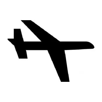 ARTEMISS Letadlo - plastová šablona 073 Rozměr: B 14,5x14,5cm