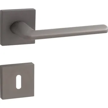 Dveřní kování MP KOVÁNÍ TI - ELIPTICA - HR 3098Q Provedení: KL/KL. na rozetách (bez spodní rozety), Povrch: TITAN