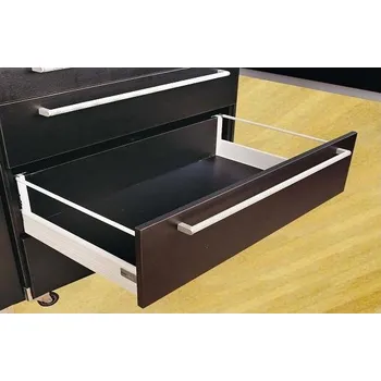 Úložný box Interex Kuchyňská skříňka INTERBOX 86 200 reling / šedá 350 mm