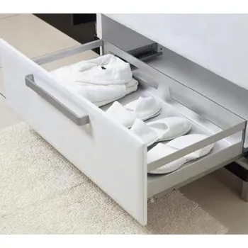 Starax Výsuvný rošt s uchycením na dvířka a s tlumením/hliník 900 mm