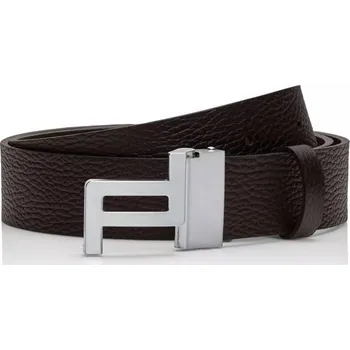 Opasek PORSCHE DESIGN Business Belt Icon Buckle Reversible 35 Opasek oboustranný kožený hnědý délka 110cm šířka 3,5cm