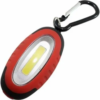 Svítilna Mini COB LED svítilna s magnetem a karabinou
