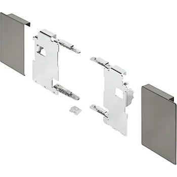 Nábytkové kování Blum Čelní držák LEGRABOX pro vnitřní zásuvku "M" / šedá