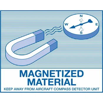 Magnetized material IATA samolepící vinylová fólie 110x90 mm