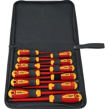 Šroubovák Sada 12 šroubováků Tracon SDSETOF12, s izolací na 1000 V, CrV, SLPHPZ, pouzdro (Tracon SDSETOF12)
