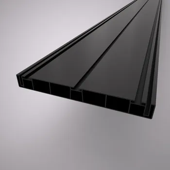 Stavební profil Plastový profil 180 mm černý