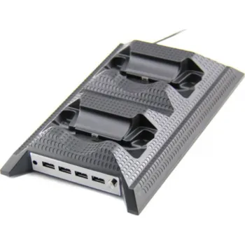 Herní konzole Multifunkční nabíjecí stanice pro dva Ovladače Xbox One Slim