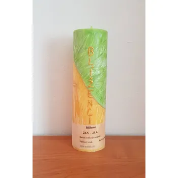 Svíčka Blíženci 22.5. - 21.6., Vůně orient