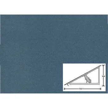 Kuchyňská pracovní deska Pfleiderer Těsnící lišta WAP 112 Fabric modrý 2100 mm