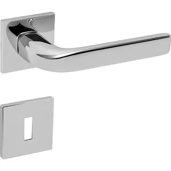 Dveřní kování MP KOVÁNÍ TI - IDEAL - HR 4162 5S Provedení: KL/KL. na rozetách (bez spodní rozety), Povrch: OC - chrom lesklý