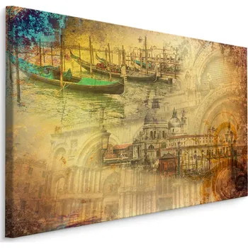 Obraz Plátno Benátské Kouzlo Ve Vintage Stylu Varianta: 30x20