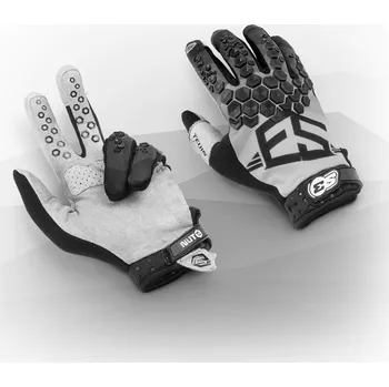 Moto rukavice S3 parts Rukavice S3 Angel Nuts Šedá 2XL
