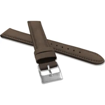 Řemínek na hodinky Kožený řemínek na hodinky z jemného nubuku