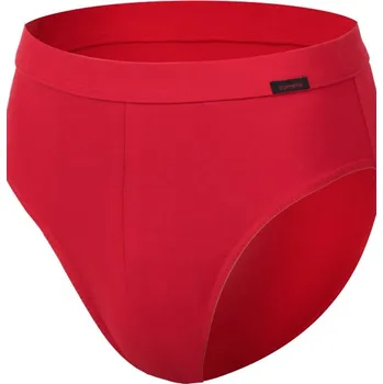 Pánské spodní prádlo Pánské slipy Authentic 093 3-5XL Červená 4XL