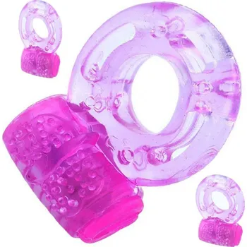 Návlek na penis LOLO silikonový kroužek růžový