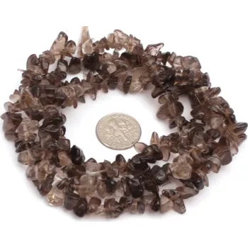 Šperk Náhrdelník s kameny kouřového křemenu