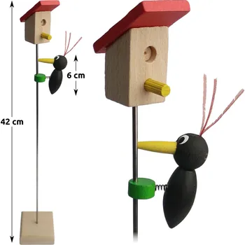 Výuková hračka Datel na stromě